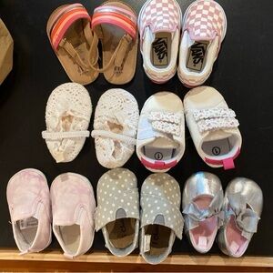 Infant girl crib shoes